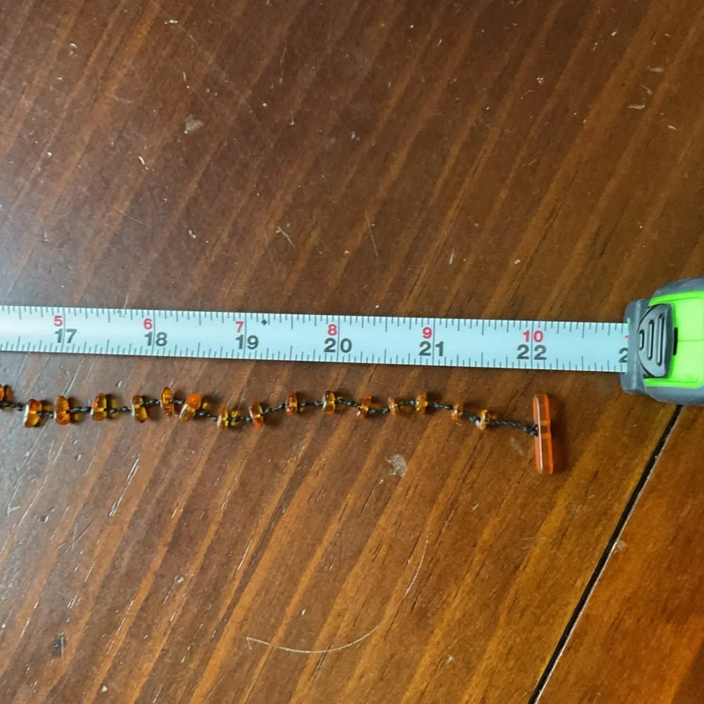 Vintage Baltic Amber Turquoise Coral Lavaliere Necklace